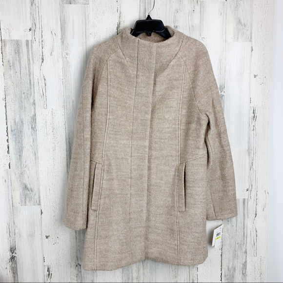 ANNE KLEIN Wool-Blend Boucle Winter Coat - Picture 12 of 12